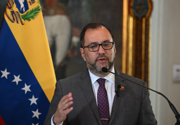 Venezuelan Foreign Affairs Minister Yván Gil. Photo: Federico Parra/AFP.