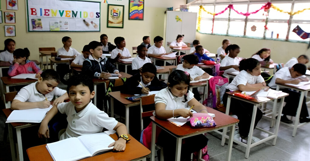 Primary education classroom in Venezuela. Photo: CiudadCCS/file photo.