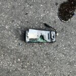 A blown-up communication device. Photo: Social media.