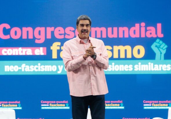 Venezuelan President Nicolás Maduro at the closing ceremony of the Congress Against Fascism, Neo-Fascism, and Similar Expressions, Caracas, September 11, 2024. Photo: Presidential Press.