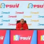 Venezuelan Interior Minister Diosdado Cabello during the weekly PSUV press conference on Monday, September 2, 2024. Photo: RedRadioVE.