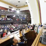 v=The president of the Venezuelan National Assembly, Jorge Rodríguez, leading a session in parliament on Wednesday, September 11, 2024. Photo: Globovision.