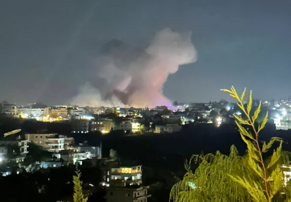 Effects of Israeli night raids on the Hama countryside in central Syria on September 9, 2024. Photo: Al Jazeera.