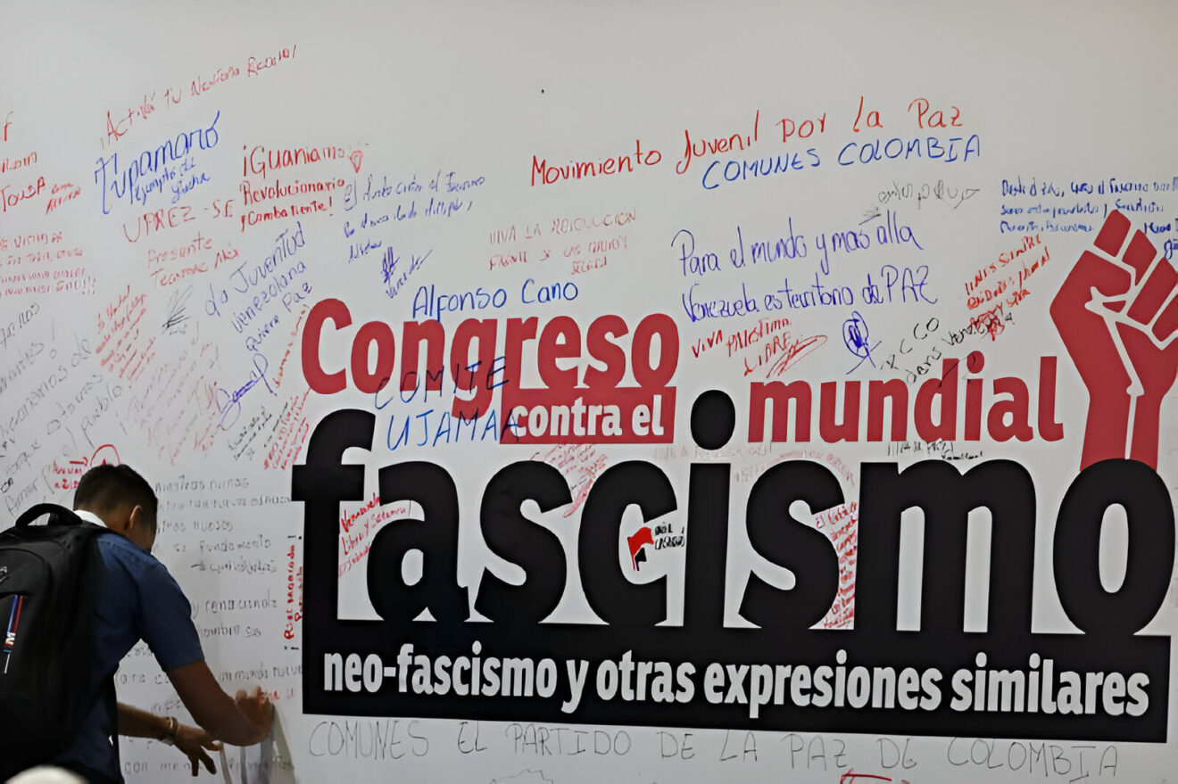 Featured image: Poster of the Congress Against Fascism, Neo-Fascism, and Similar Expressions held in Caracas. September 11, 2024. Photo: Ultimas Noticias.