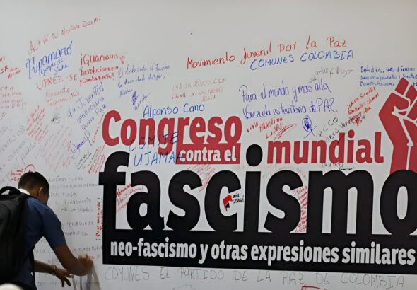 Featured image: Poster of the Congress Against Fascism, Neo-Fascism, and Similar Expressions held in Caracas. September 11, 2024. Photo: Ultimas Noticias.