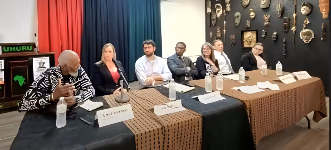 Post Verdict Assembly. Photo: Struggle La Lucha.