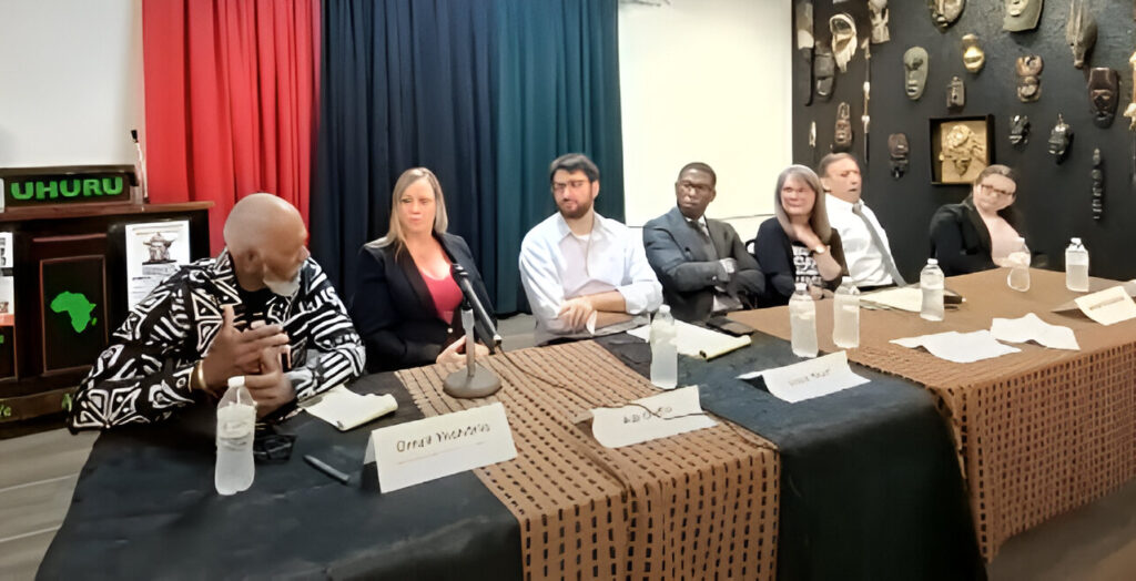 Post Verdict Assembly. Photo: Struggle La Lucha.