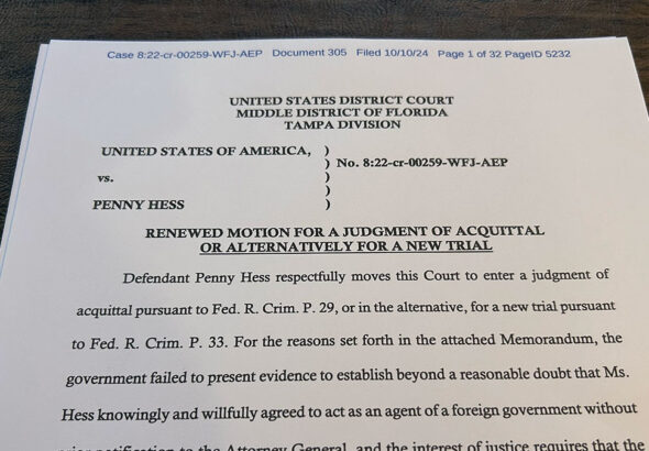 Uhuru court documents meant to justify the US Empire's criminal acts towards the Uhuru movement. Photo: HandsOffUhuru.