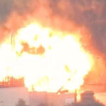 Frame grab from footage released by Lebanon’s Hezbollah resistance movement shows the moment of its striking a target in the occupied Palestinian territories. Photo: PressTV/File photo.