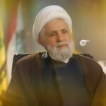 Hezbollah's new Secretary-General Sheikh Naim Qassem. Photo: Al Mayadeen English/Zeinab el-Hajj.