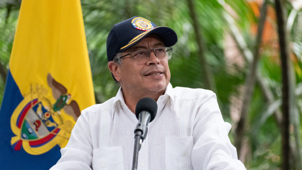 Colombian president Gustavo Petro. Photo: RT.