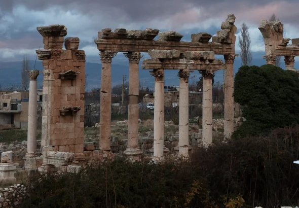 The Baalbek ruins, located east of the Litani River, in Lebanon's Bekaa Valley. Photo: Reuters.