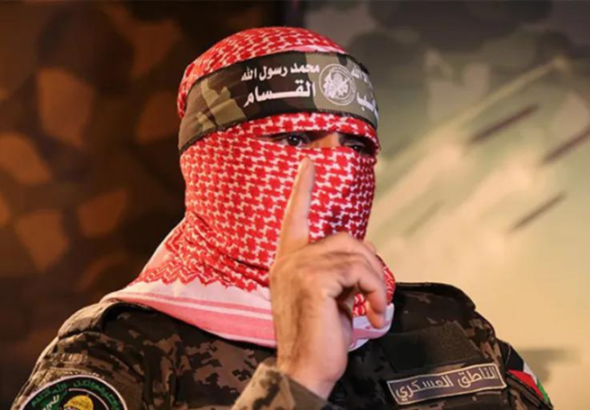 Abu Obeida, the military spokesman of Al-Qassam Brigades. Photo: Al-Qassam military media