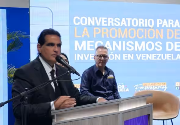 Alex Saab at an event of the International Center for Productive Investment in June 2024. Photo: X/@AntibloqueoVen.