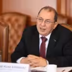 Colombian diplomat Jorge Rojas addresses his audience. Photo: archive.