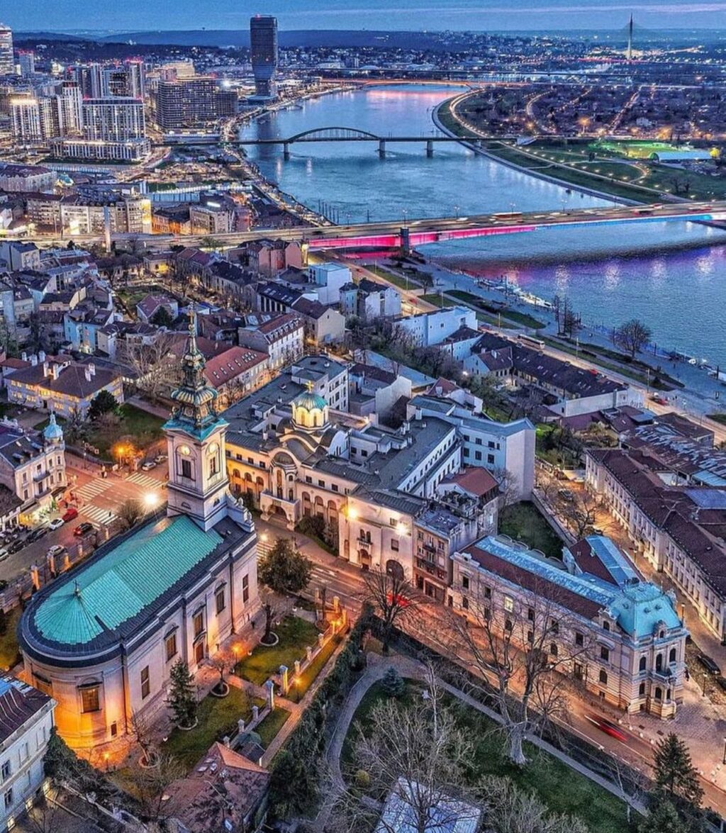 Featured image: Aerial view of the city of Belgrade, Serbia. Photo: X/@marcbircham.