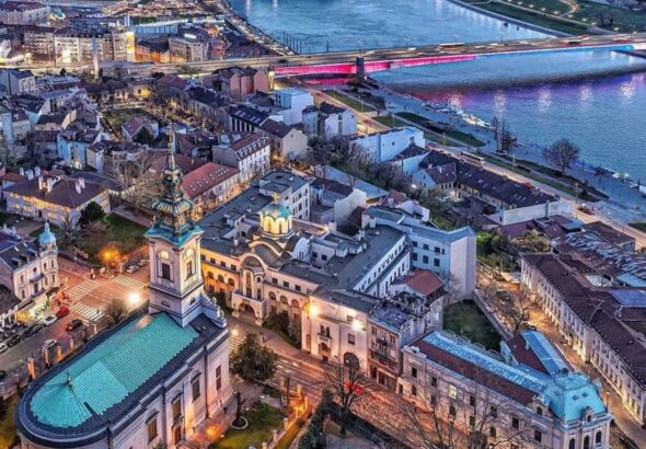 Featured image: Aerial view of the city of Belgrade, Serbia. Photo: X/@marcbircham.
