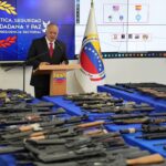 Venezuelan Interior Minister Diosdado Cabello at a press conference in Caracas, October 17, announcing the capture of a new group of mercenaries lined to the CIA and Spain's CNI. Photo: MPPIJP.