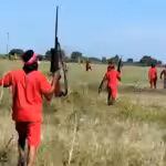 Members of the Gran Grif armed group in the Artibonite Valley. Photo: Gazette Haiti.