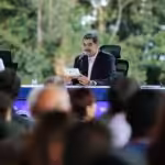 Venezuelan President Nicolás Maduro during a government working meeting. Photo: RedRadioVE.