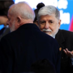 Brazilian government advisor for international affairs and former foreign minister, Celso Amorim, with Brazilian President Luiz Inácio Lula da Silva. Photo: Reuters.