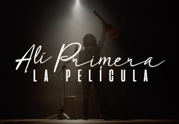 Featured image: Poster for the Alí Primera movie. Photo: YouTube/Humana Cine.