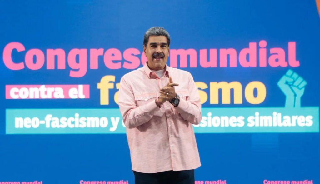 Venezuelan President Nicolás Maduro during the Anti-Fascist Congress held in September 2024 in Caracas. Photo: Presidential Press.