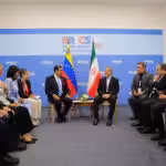 Venezuelan President Nicolás Maduro and Iranian President Masoud Pezeshkian held a bilateral meeting at the 16th BRICS Summit, Kazan, Russia, Octobef 24, 2024. Photo: Presidential Press.