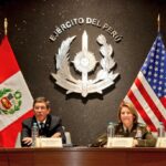 Peruvian Defense Minister Jorge Chávez with US Southern Command chief, General Laura Richardson, in Peru, September 2023. Photo: Defense Ministry of Peru.