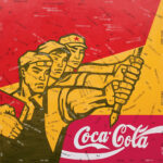 Coca Cola (red), Great Criticism series. Poster: Wang Guangyi.