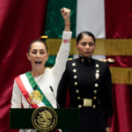 Claudia Sheinbaum in Mexico City, Mexico, October 1, 2024. Photo: Omar Ornelas/El Paso Times.