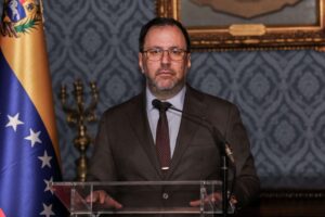 Venezuelan Foreign Minister Yván Gil speaks at the meeting with representatives of Arab and Persian communities in Venezuela, October 4, 2024. Photo: AVN.