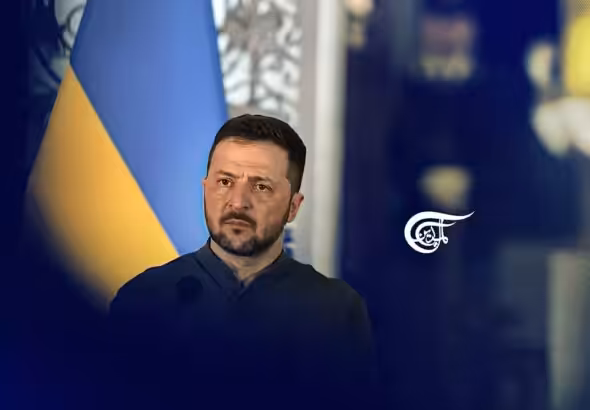 Zelensky and the war hawks in the West who back him are claiming to speak on behalf of the Ukrainian people. But they do not and cannot know the peoples' views. Photo: Mahdi Rtail/Al Mayadeen.