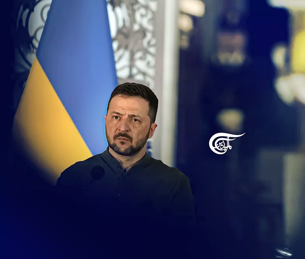 Zelensky and the war hawks in the West who back him are claiming to speak on behalf of the Ukrainian people. But they do not and cannot know the peoples' views. Photo: Mahdi Rtail/Al Mayadeen.