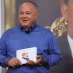 Diosdado Cabello on his television program Con el Mazo Dando. Photo: Globovision/File photo.