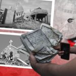 Brazen attacks on Palestinian museums, mosques, libraries and centuries-old churches are in clear violation of the 1954 Hague Convention. Photo: Batoul Chamas/Al Mayadeen.