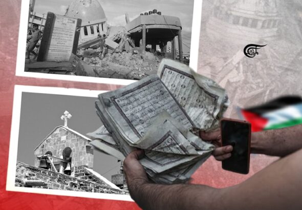 Brazen attacks on Palestinian museums, mosques, libraries and centuries-old churches are in clear violation of the 1954 Hague Convention. Photo: Batoul Chamas/Al Mayadeen.