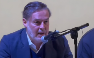 Ambassador Félix Plasencia González speaking at conference celebrating the 75th anniversary of the founding of the People’s Republic of China in Bolívar Hall, London on September 28, 2024. Photo: Friends of Socialist China.