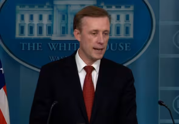 US National Security Adviser Jake Sullivan threatens 'consequences' against Iran. Photo: People Dispatch/Screenshot via CNN.