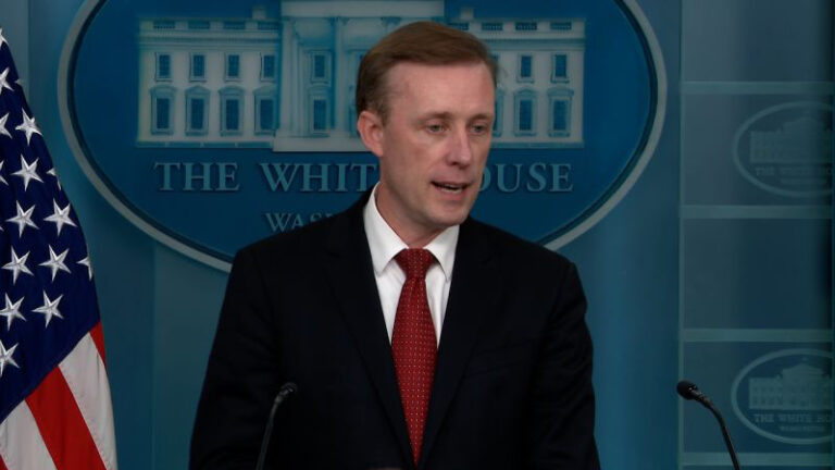US National Security Adviser Jake Sullivan threatens 'consequences' against Iran. Photo: People Dispatch/Screenshot via CNN.