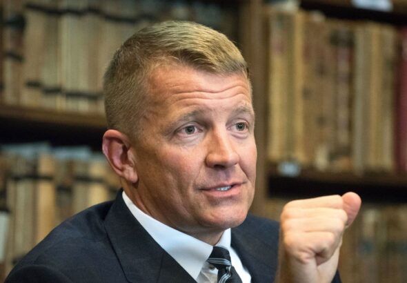 Featured image: US mercenary boss Erik Prince. File photo.