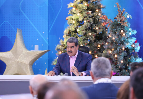 Venezuelan President Nicolás Maduro on his television program Con Maduro+, November 4, 2024. Photo: Presidential Press.