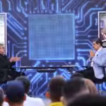 Nicolás Maduro on television. Photo: Alba Ciudad.