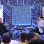 Nicolás Maduro on television. Photo: Alba Ciudad.