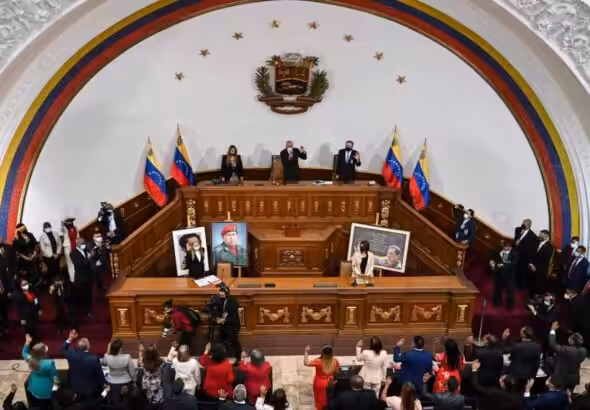 The Venezuelan National Assembly in session. Photo: Misión Verdad.