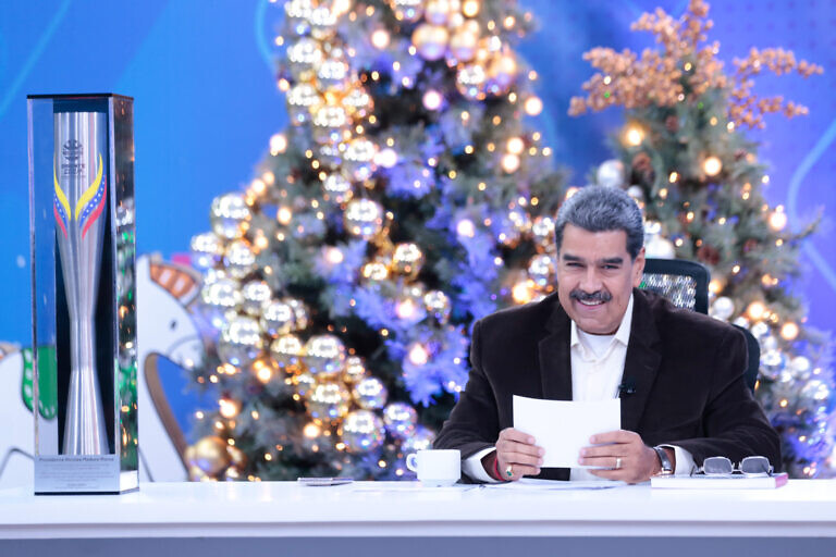Nicolás Maduro speaks on television. Photo: Alba Ciudad.