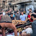 People who were injured during Zionist bombardment on Beit Lahia, in the northern Gaza Strip. Photo: AFP