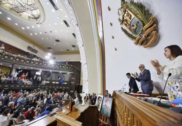Ordinary session of the Venezuelan National Assembly on Tuesday, November 26, 2024. Photo: W. Errades/Últimas Noticias.