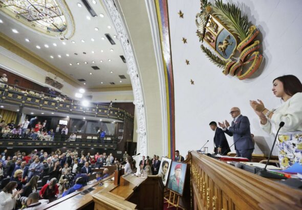 Ordinary session of the Venezuelan National Assembly on Tuesday, November 26, 2024. Photo: W. Errades/Últimas Noticias.