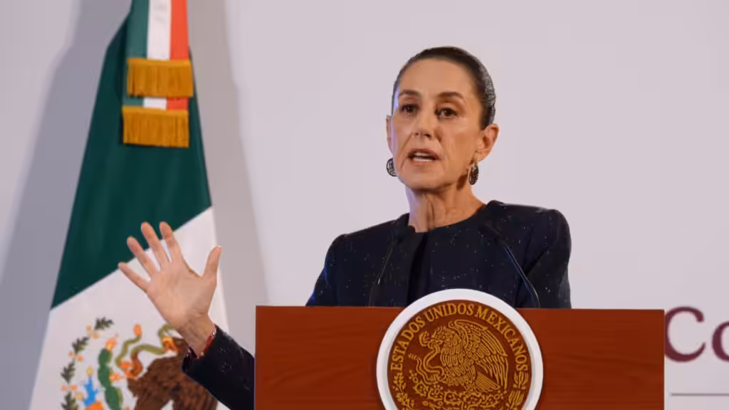 The president of Mexico, Claudia Sheinbaum. Photo: Cuartoscuro/Graciela López Herrera.